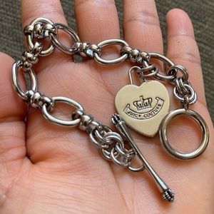 Juicy Couture Silver Bracelet 7” Jewelry